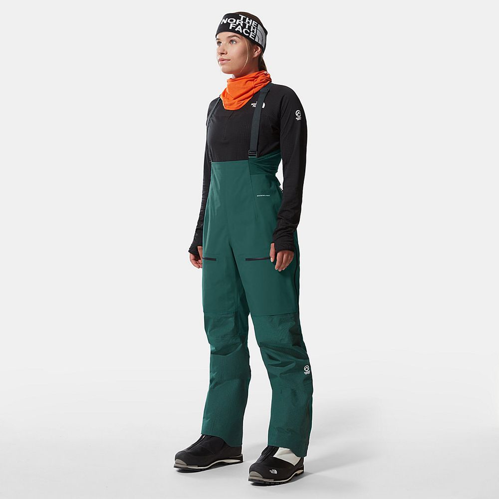 The North Face Pants Womens Australia - The North Face Summit Futurelight™ Bib Blue Mountaineering (